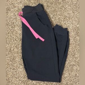 Figs XXS Petite High-Waisted Zamora Night Sky scrub pants